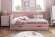 Кровать Лео КР-49, Белый, Пыльная роза Кровать Лео КР-49, Белый, Пыльная роза
