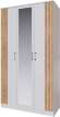 Шкаф Кано КПШ-2, Белый, Дуб крафт золотой