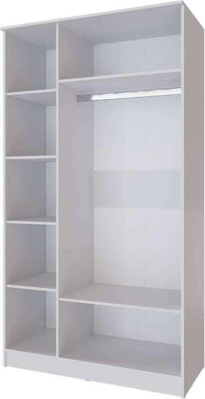 Шкаф Кано КПШ-2, Белый, Дуб крафт золотой