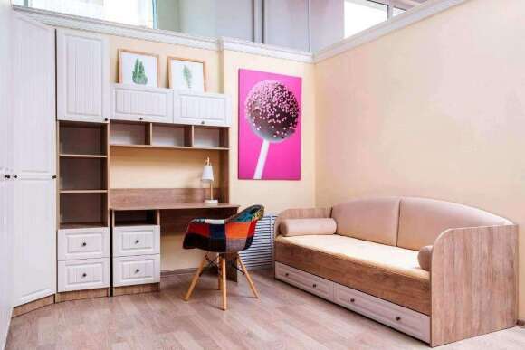 Детская Богуслава 5 дуб Баррик/крем Детская Богуслава 5 дуб Баррик/крем