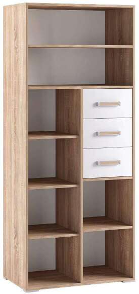 Шкаф-стеллаж книжный Бланка (Белый) ТЭКС