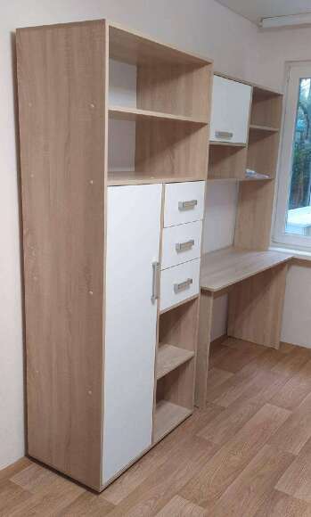 Шкаф-стеллаж книжный Бланка (Белый) ТЭКС