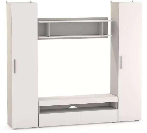 Гостиная Альба вариант 2 Дуб Крафт золотой/Белый премиум