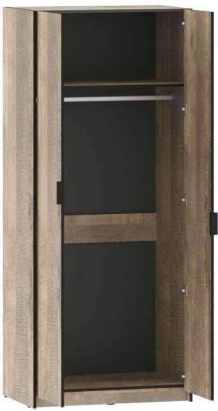 НМ 014.03 Шкаф для одежды Фолк с зеркалом Дуб Гранж песочный НМ 014.03 Шкаф для одежды Фолк с зеркалом Дуб Гранж песочный