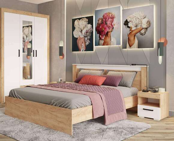 Тумба прикроватная Адель (ТЭКС) Белый