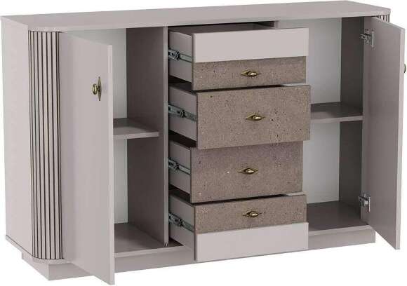 Комод Фантазия 34.11 Кашемир / Кашемир патина Комод Фантазия 34.11 Кашемир / Кашемир патина