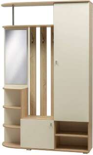 Прихожая Кармен-7, Дуб Сонома, Белый