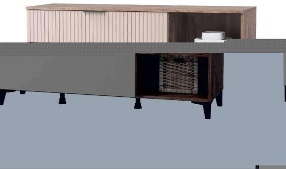 Комод с ящиками и дверцей Тоскана (MLK)