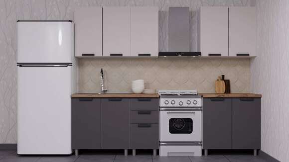 МК Аленушка Н3Я 400 Лаванда Сталь, скоба черный (со столешницей) МК Аленушка Н3Я 400 Лаванда Сталь, скоба черный (со столешницей)