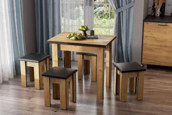 Стол обеденный раскладной СО-3 (Арника) Дуб Золотой Стол обеденный раскладной СО-3 (Арника) Дуб Золотой