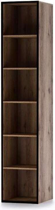 Харди шкаф однодверный со стеклом Дуб Делано Темный Харди шкаф однодверный со стеклом Дуб Делано Темный