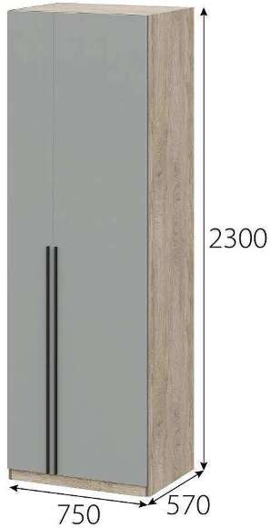 Шкаф Этна 75 (Софт Грей) Шкаф Этна 75 (Софт Грей)