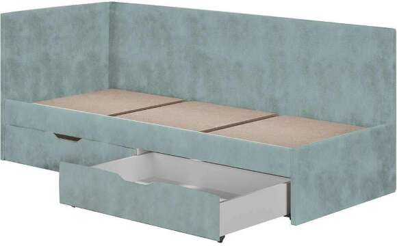 Кровать Лео КР-49, Белый, Шарли бриз