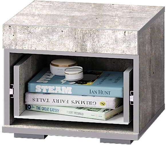 Тумба Инстайл ТБ-23, Бетон, Белый Тумба Инстайл ТБ-23, Бетон, Белый