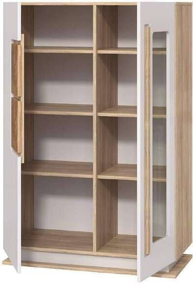 Шкаф комбинированный Дора 30.03-02, Дуб Сонома, Белый Шкаф комбинированный Дора 30.03-02, Дуб Сонома, Белый