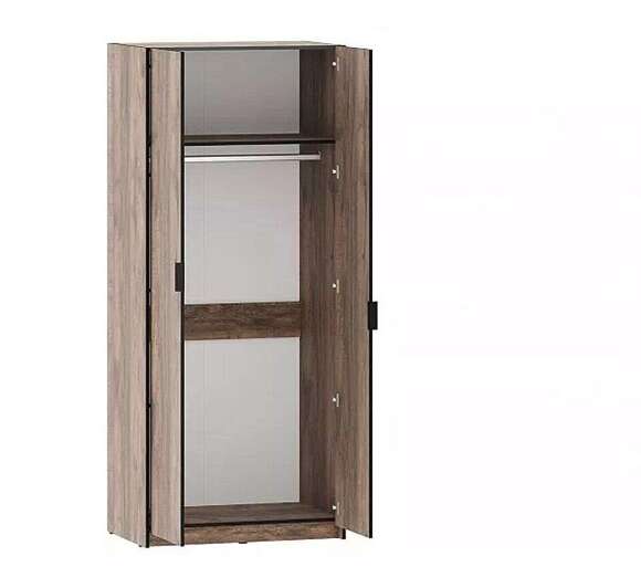 НМ 014.03 Шкаф для одежды Фолк с зеркалом Дуб Самдал НМ 014.03 Шкаф для одежды Фолк с зеркалом Дуб Самдал