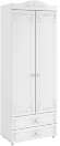 Шкаф 2-х дверный с ящиками (гл.560) Италия ИТ-49 белое дерево Шкаф 2-х дверный с ящиками (гл.560) Италия ИТ-49 белое дерево