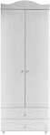 Шкаф 2-х дверный с ящиками (гл.560) Италия ИТ-49 белое дерево Шкаф 2-х дверный с ящиками (гл.560) Италия ИТ-49 белое дерево