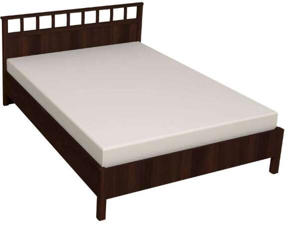 Кровать 120х200 Sherlock 49 Люкс Орех (Глазов) с основанием из дерева