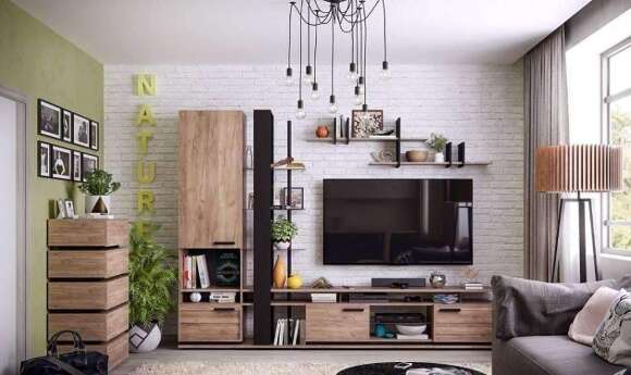 Гостиная Nature. Комплект 2, дуб табачный