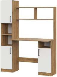 Стол компьютерный СТК 21, Дуб Золотой, Белый Стол компьютерный СТК 21, Дуб Золотой, Белый