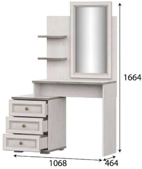 Стол туалетный Александрия СТ-103