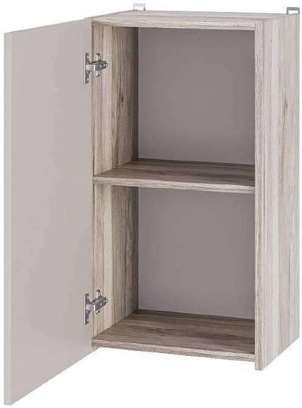 Шкаф навесной Берген Лайт 4в1 0,4м, Дуб смоки, Кашемир Шкаф навесной Берген Лайт 4в1 0,4м, Дуб смоки, Кашемир