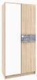 Шкаф 2-х створчатый Мадлен (Дуб шале серебро) Шкаф 2-х створчатый Мадлен (Дуб шале серебро)