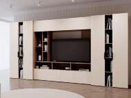 Гостиная Харди 1 Дуб Делано Темный / Белый Гостиная Харди 1 Дуб Делано Темный / Белый