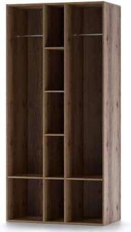 Харди шкаф с нишей Дуб Делано Темный / Белый Харди шкаф с нишей Дуб Делано Темный / Белый