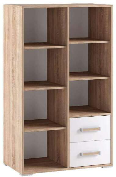 Шкаф-стеллаж книжный малый Бланка ТЭКС (Белый)