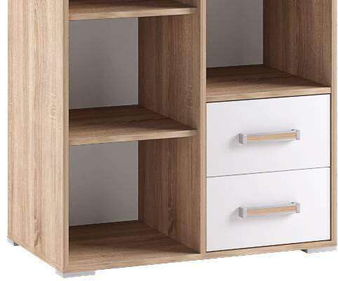 Шкаф-стеллаж книжный малый Бланка ТЭКС (Белый)