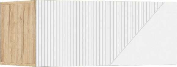 Ирис Антресоль к шкафу (900) (Браш Вайт, Дуб Крафт) Ирис Антресоль к шкафу (900) (Браш Вайт, Дуб Крафт)