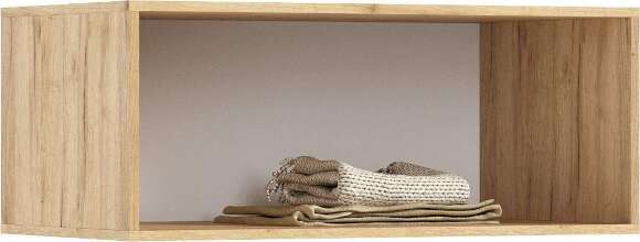 Ирис Антресоль к шкафу (900) (Браш Вайт, Дуб Крафт) Ирис Антресоль к шкафу (900) (Браш Вайт, Дуб Крафт)