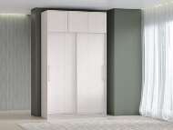 Шкаф-купе арт. 007 1,5 м антресоль / Ясень анкор светлый