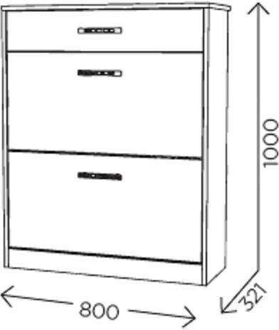 Обувница Ева 3 М4, таксония темная