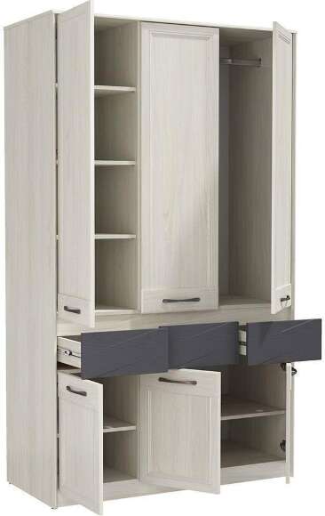 Шкаф комбинированный Лиана 45.03, Ясень Анкор светлый