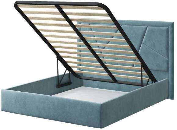 Кровать 160х200 Индиго (MLK) Бирюзовый Neo 22 Кровать 160х200 Индиго (MLK) Бирюзовый Neo 22