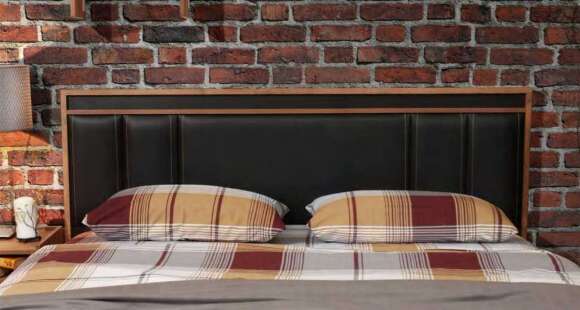 Кровать 180х200 NATURE Люкс 306 Крафт (Глазов) с основанием из дерева