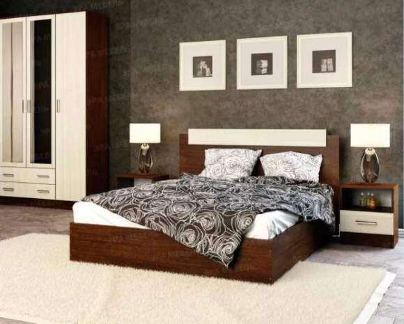 Тумба прикроватная ЭКО Эра (Венге / Лоредо) Тумба прикроватная ЭКО Эра (Венге / Лоредо)