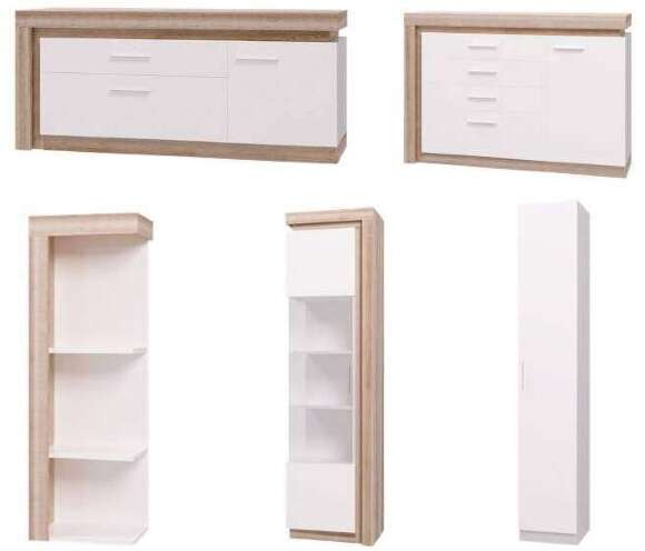 Гостиная Люмен Ижмебель Комплект 2 (Дуб Сакраменто) Гостиная Люмен Ижмебель Комплект 2 (Дуб Сакраменто)