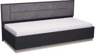 Кровать Аурелио 80, Антрацит-Блеквуд Сатиновый
