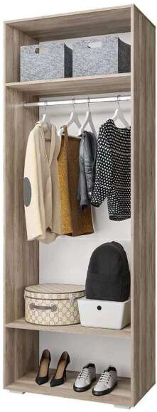 Шкаф 2-х створчатый Наоми ШК-20 (БТС) Графит