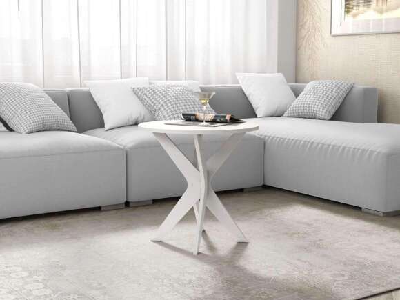 Стол журнальный Уно Белый