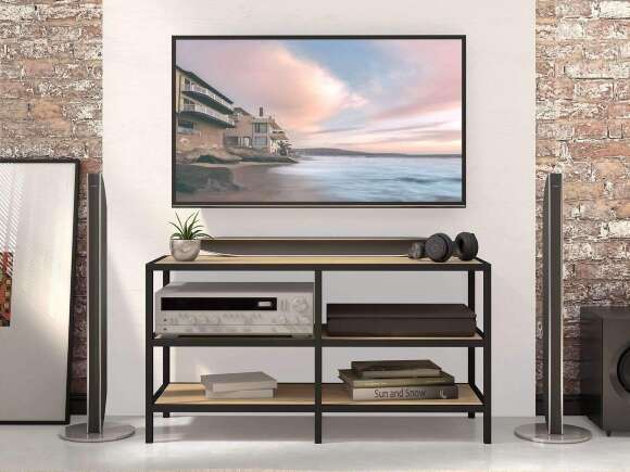 Тумба ТВ Лаграс Дуб крафт золотой / Черный