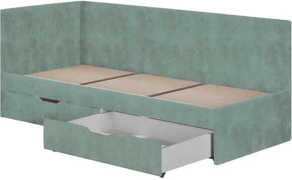 Кровать Лео КР-49, Белый, Эвкалипт Кровать Лео КР-49, Белый, Эвкалипт