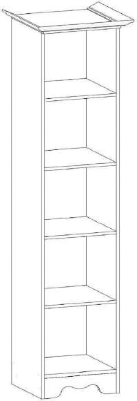 Латте 1 Z Шкаф однодверный с зеркалом Бодега Светлый / Орех Донской Латте 1 Z Шкаф однодверный с зеркалом Бодега Светлый / Орех Донской