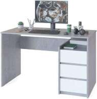 Письменный стол СПм-21 Бетон/Белый Письменный стол СПм-21 Бетон/Белый