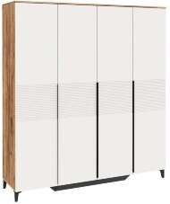 Шкаф для платья и белья 4-х дверный Белла Шкаф для платья и белья 4-х дверный Белла