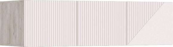 Ирис Антресоль к шкафу (1350) (Кашемир, Дуб Крафт серый)